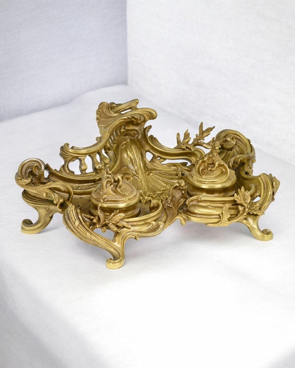 Calamaio in Bronzo - Napoleone III-photo-2
